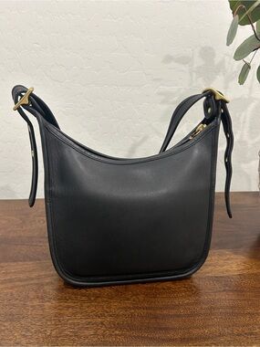 Coach Janice Legacy Black Leather Bag